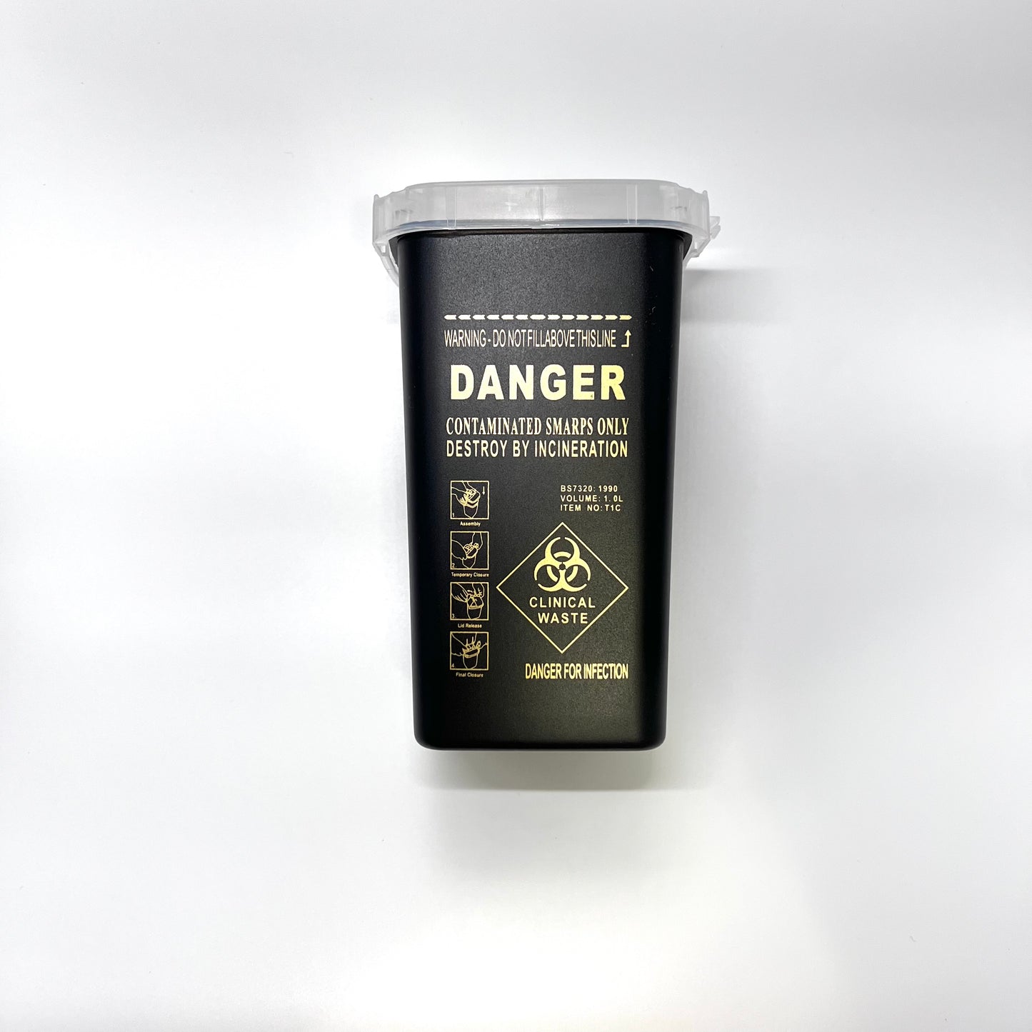 NEEDLE DISPOSAL CONTAINER